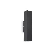 Бра SKY AP2 NERO Ideal Lux чёрный 2 лампы, основание чёрное в стиле современный 