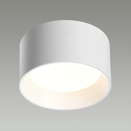 Светильник накладной LED Oben 6622/10CL Odeon Light белый 1 лампа, основание белое в стиле хай-тек круглый фото 4
