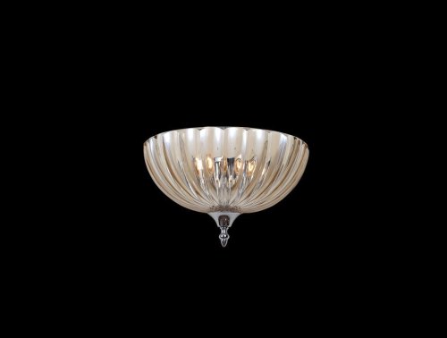 Бра 6702/А cognac Newport янтарный на 2 лампы, основание хром в стиле классический 