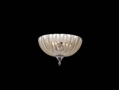Бра 6702/А cognac Newport янтарный на 2 лампы, основание хром в стиле классический 