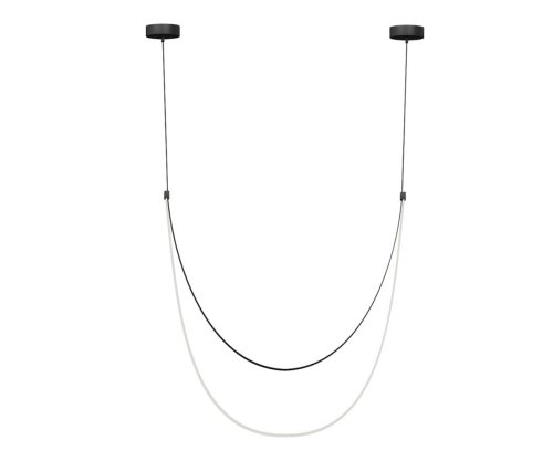 Светильник подвесной ЛЕД Лирд 07689A-180,19 Kink Light белый на 1 лампу, основание чёрное в стиле лофт современный ремни фото 2 Светильник подвесной ЛЕД Лирд 07689A-180,19 Kink Light белый на 1 лампу, основание чёрное в стиле лофт современный ремни фото 2