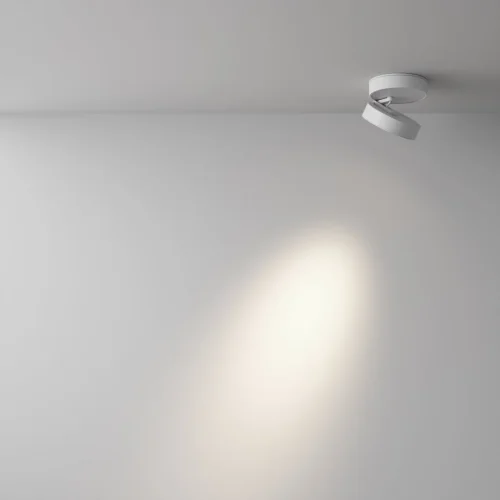 Светильник накладной LED Magic C022CL-12W4K-W-1 Maytoni белый на 1 лампу, основание белое в стиле современный хай-тек круглый фото 5