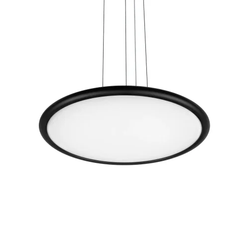 Светильник подвесной LED Sweety 10454/400P Black LOFT IT белый на 1 лампу, основание чёрное в стиле современный хай-тек круглый фото 3