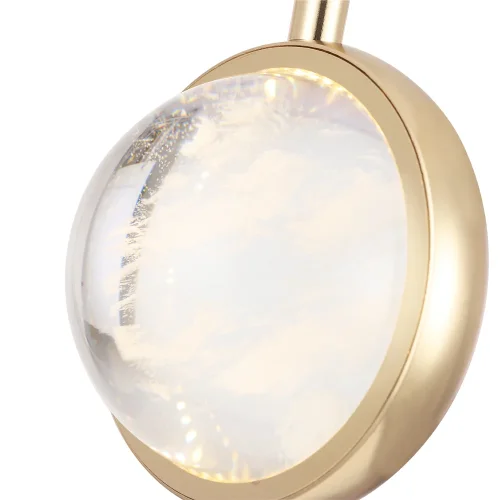 Светильник подвесной LED CIELO SP6W LED GOLD Crystal Lux прозрачный 1 лампа, основание золотое в стиле современный  фото 5