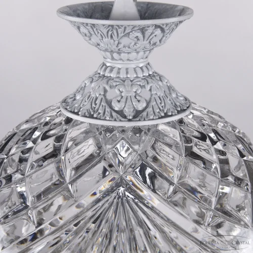 Светильник подвесной AL16781/16 WMN Leafs Bohemia Ivele Crystal прозрачный 1 лампа, основание белое никель патина в стиле классический leafs фото 5