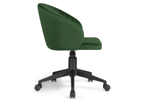 Компьютерное кресло Пард изумрудный 464227 Woodville, зелёный/велюр, ножки/пластик/чёрный, размеры - *870***590*600 фото 4