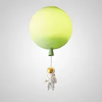 Светильник потолочный MERCURY B D30 Green 208674-23 ImperiumLoft зелёный на 1 лампу, основание белое в стиле современный 