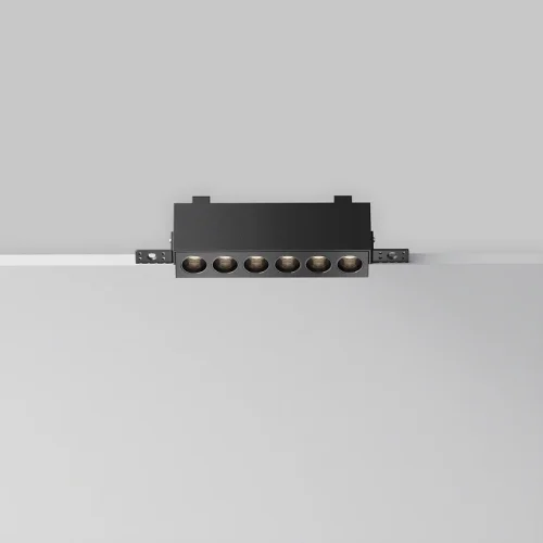 Светильник точечный LED Points 3000-6000К 12Вт 36° DL065-12W3-6K-TRS-B Maytoni чёрный на 1 лампу, основание чёрное в стиле хай-тек современный прямоугольный фото 2