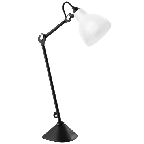 Настольная лампа Loft 865917 Lightstar белая 1 лампа, основание чёрное металл в стиле хай-тек 