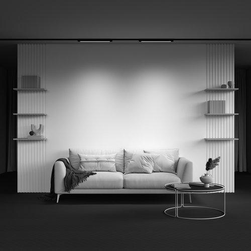 Трековый светильник LED Basis TR000-1-24W3K-B_1 Maytoni белый для шинопроводов серии Basis чёрный фото 5