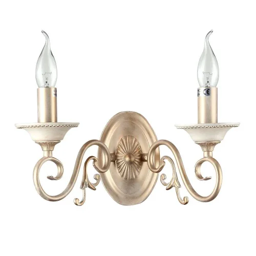 Бра Perla ARM337-02-R Maytoni без плафона на 2 лампы, основание золотое бежевое в стиле классический 