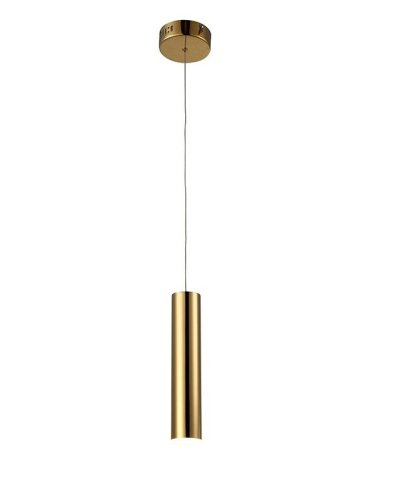 Светильник подвесной LED 15401/S Newport золотой 1 лампа, основание золотое в стиле хай-тек трубочки