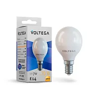 Светодиодная лампа Simple Globe 7W 3000K E14 7242 Voltega E14 7вт