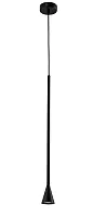 Светильник подвесной ENERO SP1 BLACK Crystal Lux чёрный 1 лампа, основание чёрное в стиле хай-тек 