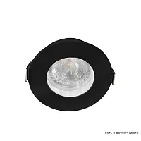 Светильник точечный CLT 045C1 BL IP44 Crystal Lux чёрный 1 лампа, основание чёрное в стиле модерн 