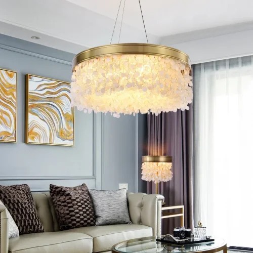 Люстра подвесная VERONA A L12 193713-23 ImperiumLoft прозрачная на 12 ламп, основание латунь в стиле современный фото 19