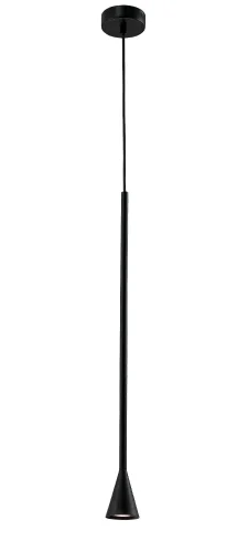 Светильник подвесной ENERO SP1 BLACK Crystal Lux чёрный на 1 лампу, основание чёрное в стиле хай-тек 