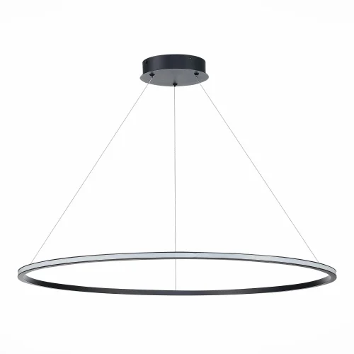 Светильник подвесной LED St604 Out ST604.443.34 ST-Luce чёрный 1 лампа, основание чёрное в стиле хай-тек кольца фото 2