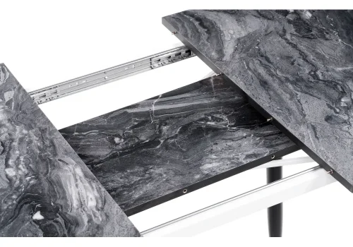 Стол раскладной Гуанг гранит темный / черный 459641 Woodville столешница гранит темная из пластик фото 7 Стол раскладной Гуанг гранит темный / черный 459641 Woodville столешница гранит темная из пластик фото 7