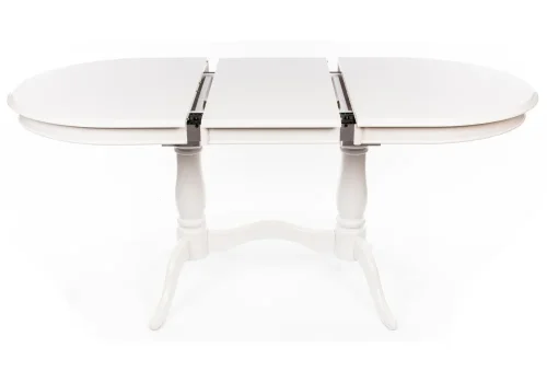 Стол раскладной Элва молочный 1192 Woodville столешница молочная из шпон фото 7 Стол раскладной Элва молочный 1192 Woodville столешница молочная из шпон фото 7