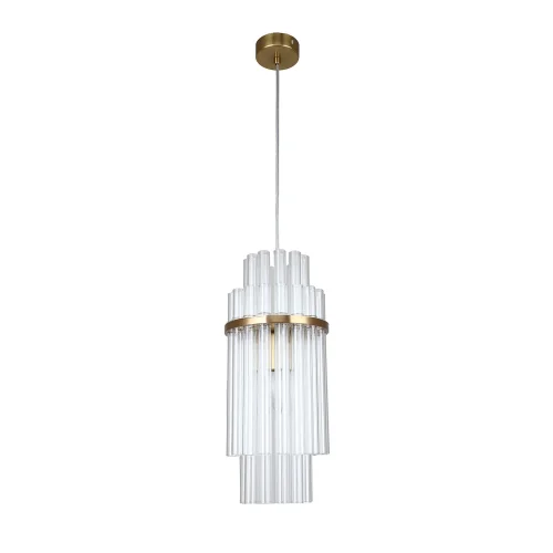 Светильник подвесной Rubum 4203-1P Favourite прозрачный 1 лампа, основание латунь в стиле классический  фото 2