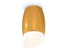 Светильник накладной Techno spot XS1125022 Ambrella light жёлтый золотой 1 лампа, основание жёлтое золотое в стиле модерн круглый