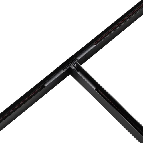Соединитель с токопроводом для шинопровода Т-образный Flum 135126 Novotech чёрный в стиле  для светильников серии Flum низковольтная трековая система фото 3