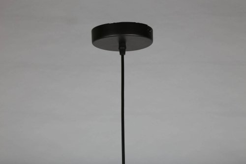 Светильник подвесной Zamora OML-28206-01 Omnilux белый 1 лампа, основание чёрное в стиле современный  фото 4