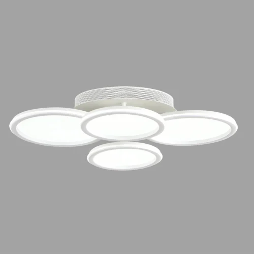 Люстра потолочная LED с пультом Alis Smart 8380/95CL Lumion белая на 1 лампу, основание белое в стиле современный хай-тек сири яндекс алиса с пультом фото 5 Люстра потолочная LED с пультом Alis Smart 8380/95CL Lumion белая на 1 лампу, основание белое в стиле современный хай-тек сири яндекс алиса с пультом фото 5