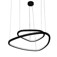Светильник подвесной LED с пультом Madison A2194SP-2BK Arte Lamp чёрный 1 лампа, основание чёрное в стиле современный хай-тек минимализм с пультом
