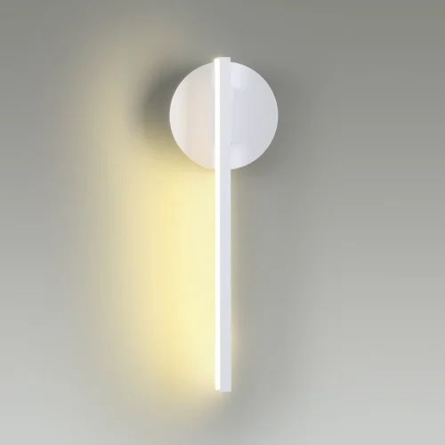 Бра LED Eleri 5604/9WL Lumion белый на 1 лампа, основание белое в стиле минимализм  фото 2