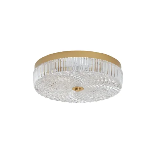 Светильник потолочный LED Viro L 1.13.30 G Arti Lampadari прозрачный на 1 лампу, основание золотое в стиле классический 