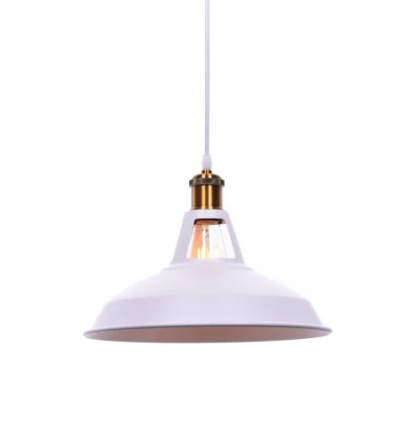 Светильник подвесной лофт Zonda LDP 6857 WT Lumina Deco белый 1 лампа, основание белое в стиле лофт 