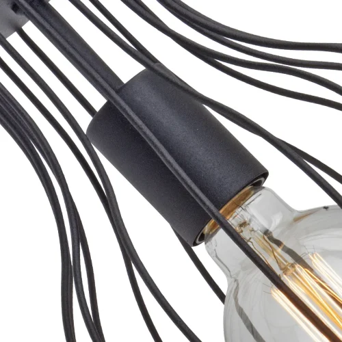 Бра V4390-1/1A Vitaluce чёрный на 1 лампу, основание чёрное в стиле лофт фото 2 Бра V4390-1/1A Vitaluce чёрный на 1 лампу, основание чёрное в стиле лофт фото 2