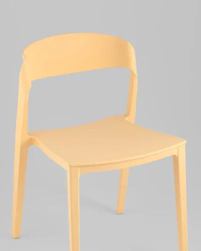 Стул Moris, пластик бледно-желтый УТ000039255 Stool Group, /, ножки/пластик/, размеры - *775***490*510 фото 2