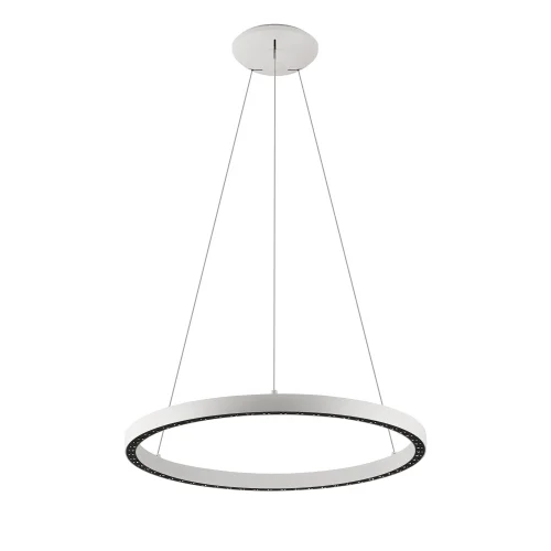 Светильник подвесной LED Riumar 8672 Mantra белый на 1 лампу, основание белое в стиле современный кольца фото 2