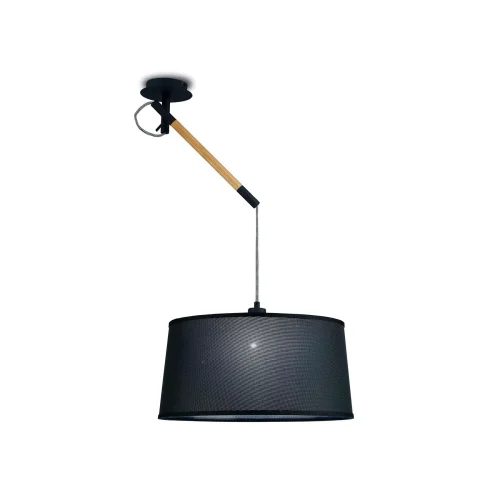 Светильник подвесной NORDICA E27 4929 Mantra чёрный 1 лампа, основание чёрное в стиле современный минимализм 