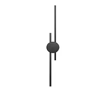 Бра LED Лорин 08428-902,19 Kink Light чёрный 1 лампа, основание чёрное в стиле минимализм хай-тек современный отражённый свет