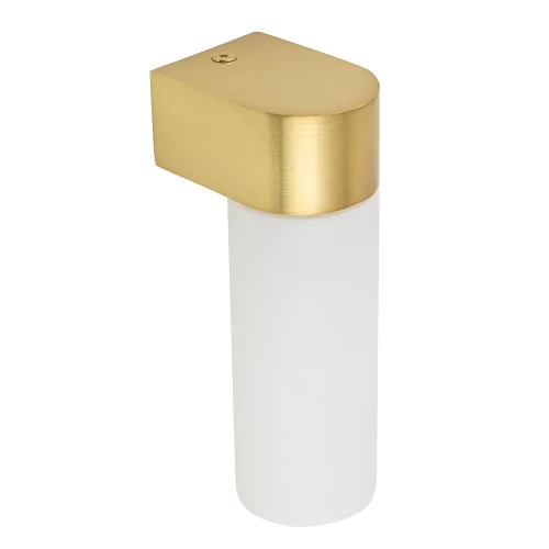 Бра Natalie 10724-NW Nowodvorski белый на 1 лампу, основание латунь в стиле современный фото 3 Бра Natalie 10724-NW Nowodvorski белый на 1 лампу, основание латунь в стиле современный фото 3