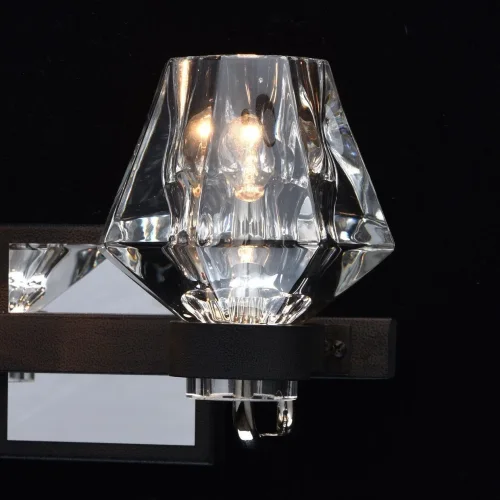 Бра Джестер 104022302 MW-Light прозрачный на 2 лампы, основание хром в стиле современный  фото 6