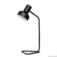 Настольная лампа офисная Хоф 497035201 DeMarkt чёрная 1 лампа, основание чёрное металл в стиле современный 