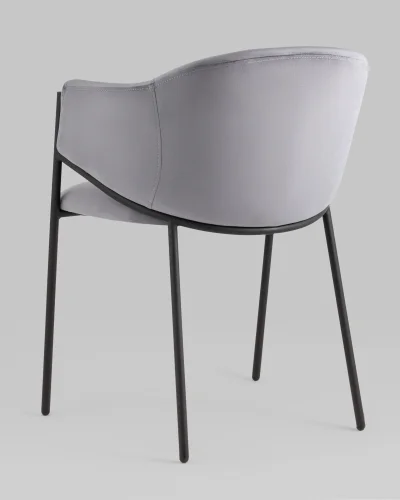 Стул Brace велюр серый УТ000039130 Stool Group, /, ножки//, размеры - *780***560*560 фото 4