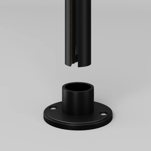 Основание напольное для круглого шинопровода Magnetic track system Levity TRA184BC-R-11B Maytoni чёрный в стиле хай-тек современный для светильников серии Magnetic track system Levity накладной levity магнитная фото 5