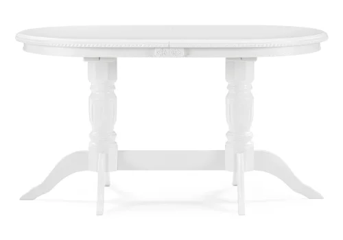 Деревянный стол Эритрин белый  543576 Woodville столешница белая из шпон фото 2