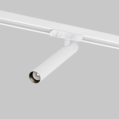 Трековый светильник Focus T 3000K 6Вт 36° Single phase track system Unity TR141-1-6W3K-M-W Maytoni белый для шинопроводов серии Single phase track system Unity белый фото 3