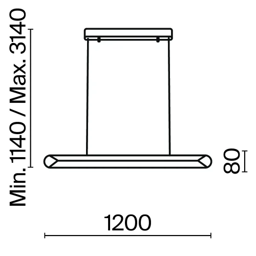 Светильник подвесной LED Motion MOD276PL-L40W3K Maytoni белый на 1 лампу, основание белое в стиле современный хай-тек линейный фото 9