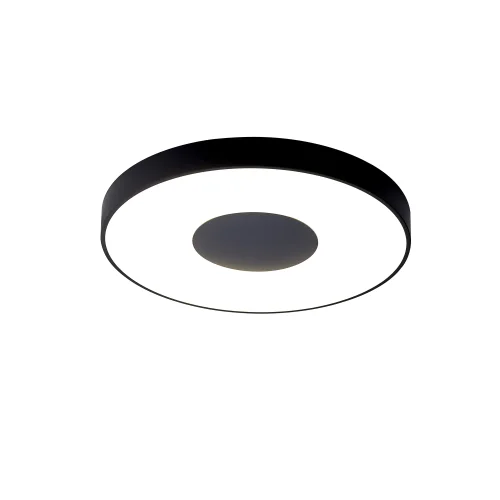 Светильник потолочный LED с пультом Coin 7564 Mantra белый чёрный 1 лампа, основание чёрное в стиле современный хай-тек с пультом