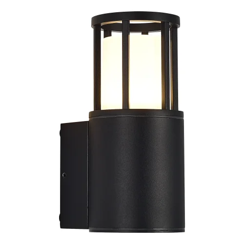 Настенный светильник уличный Mesa SL9017.401.01 ST-Luce уличный IP65 чёрный на 1 лампу, плафон белый в стиле современный GU10 фото 3