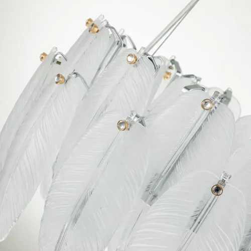 Люстра подвесная Beluta 3018-5P Favourite белая на 5 ламп, основание хром в стиле современный  фото 4