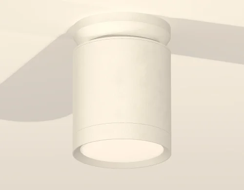 Светильник накладной XS8141015 Ambrella light белый 1 лампа, основание белое в стиле хай-тек круглый фото 2